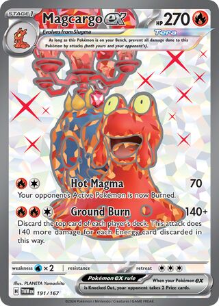 Magcargo ex 191/226 from Twilight Masquerade