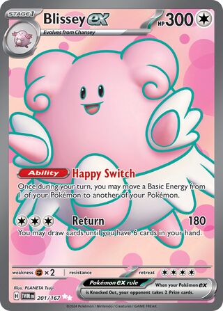 Blissey ex 201/226 from Twilight Masquerade