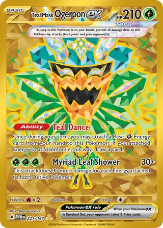 Teal Mask Ogerpon ex 221/226 from Twilight Masquerade