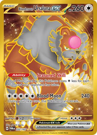 Bloodmoon Ursaluna ex 222/226 from Twilight Masquerade